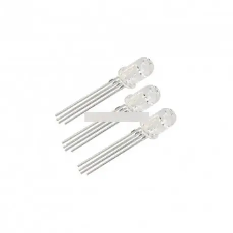 Vedd meg most 50db 5mm 4 pin RGB közös anód LED Piros Zöld Kék A