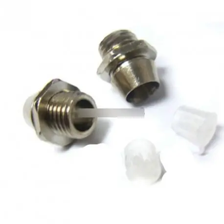 5db 3mm Clip krómmetál előlap LED tartók Ne maradj le