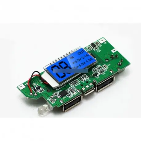 Expressz kézbesítés Dual USB 5V 1A 2.1A Mobile Power Bank 18650 PCB