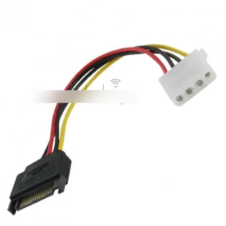 Outlet 5db F N 4 tűs tápcsatlakozó adapter kábel Molex