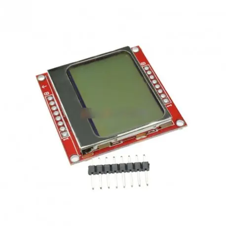 Alacsony ár 10db 84 * 48 Nokia LCD modul fehér Nokia 5110