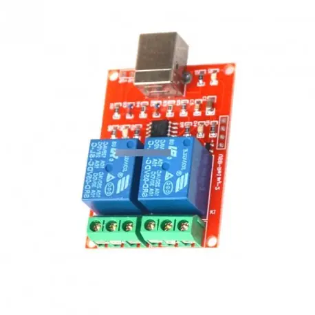 5V USB 2-es relé csatorna programozható Control Biztonságos vásárlás