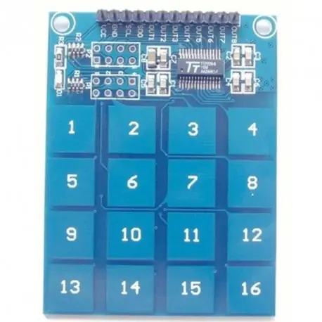 2db Arduino TTP229 16 csatornás Szenzor Modul Népszerű
