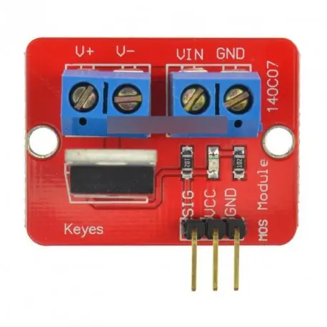 10db MOSFET gomb IRF520 Arduino ARM Raspberry Pi Árcsökkenés