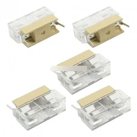 2db Panel Mount PCB foglalat fedél 5x20mm 250V 6A Legjobb ár