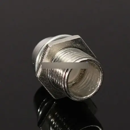 Bestseller 5 x 5mm Chrome Metal ezüst Kijelzõpanel tartó
