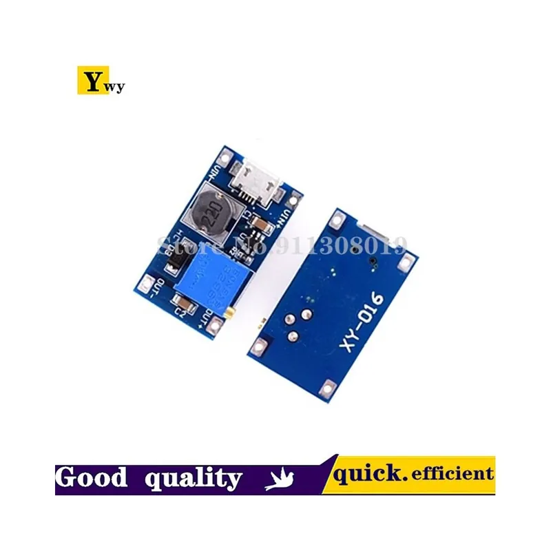 5db/csomag DC-DC állítható boost modul 2A boost kártya (USB MICRO töltőport bemenettel) továbbfejlesztett változat Legjobb ár