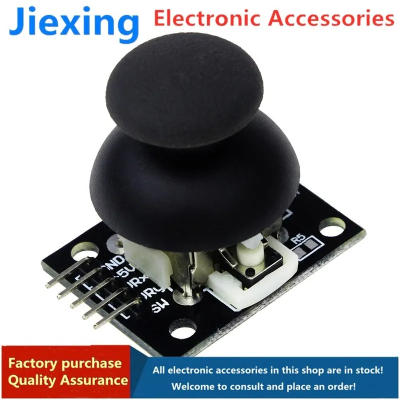 Újdonság 5 db Eredeti kéttengelyes gomb joystick PS2 játék joystick joystick érzékelő JoyStick elektronikus építőelem