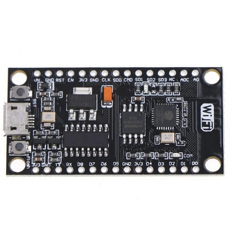4,8 cm x 2,5 cm Vezeték nélküli modul CH340G NodeMcu vezeték nélküli WIFI modul csatlakozólap Cserélje ki az ESP-12E ESP8266 Olcsó