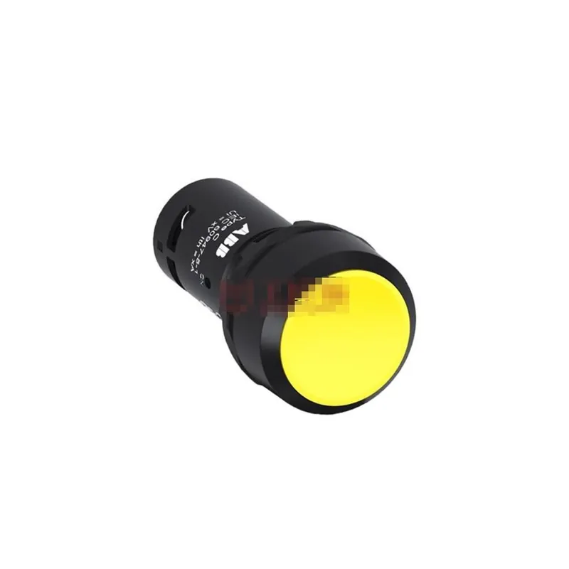 Lapos gomb 62000008 CP1-10Y-01 22mm | 1NC sárga Korlátozott ajánlat