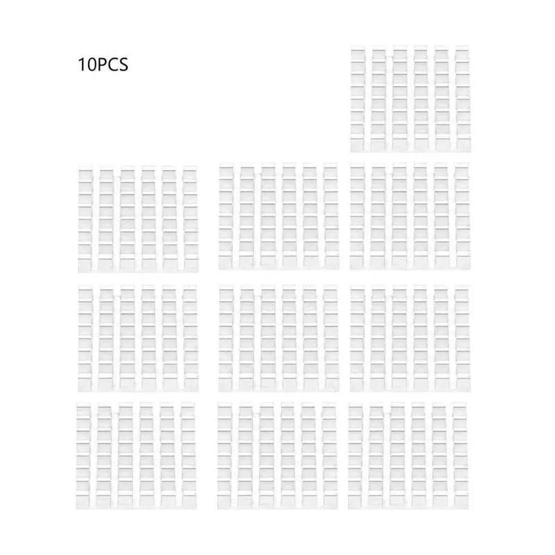 Alumínium hűtőborda 10db P2505 alumínium hűtő vékony hűtőborda chip hűtő mosogató hűtő Különleges ajánlat