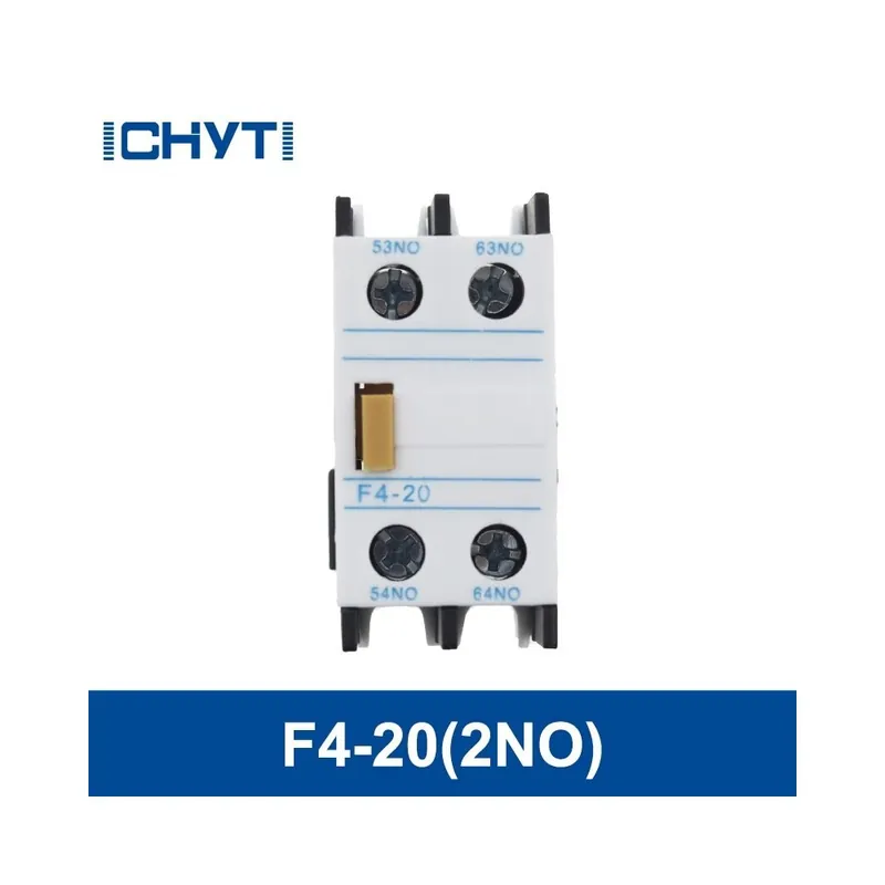 Nézd meg most F4-20 2NO-CHYT F4 sorozat 1db segédérintkező 690V 10A 1NO és 1NC 2NO és 2NC CJX2 sorozatú AC kontaktorhoz