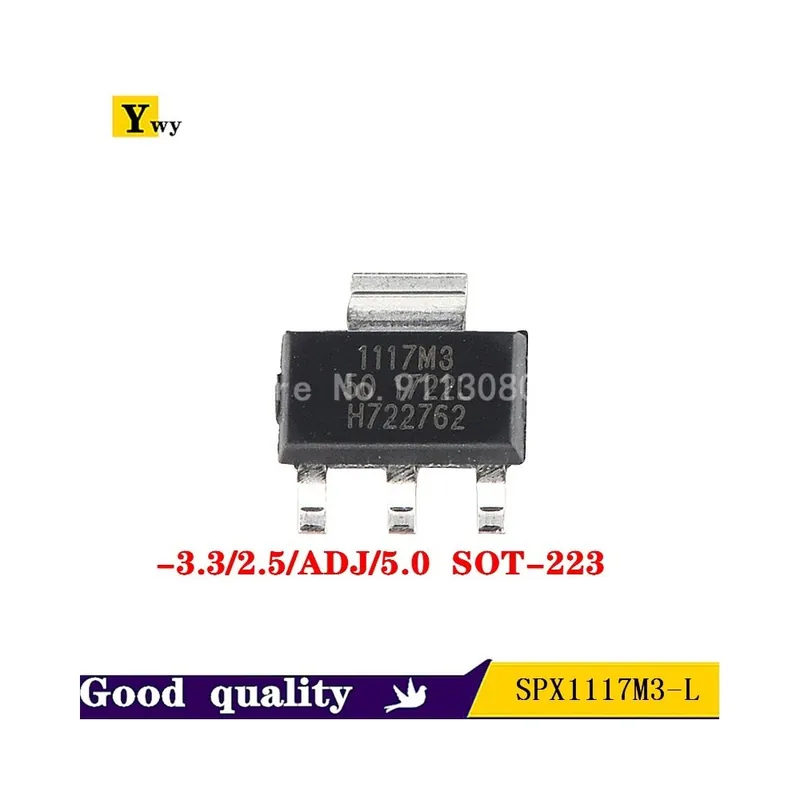 Ne maradj le AMS1117-3.3-10db új eredeti SPX1117M3-L-3.3,2.5,ADJ,5.0V SOT-223 importált lecsökkentett AMS1117