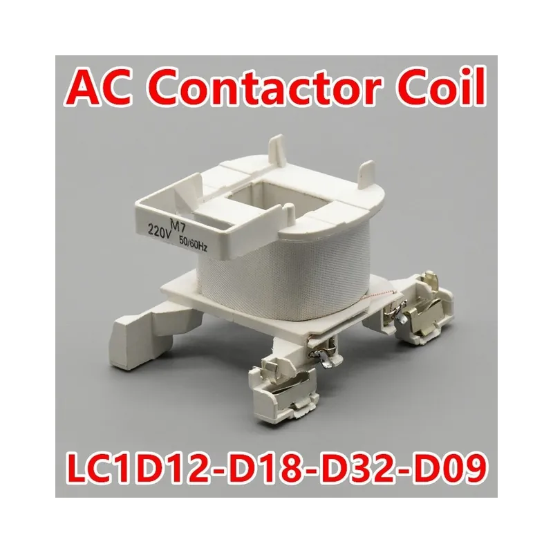 Árengedmény AC 220V-AC kontaktor tekercs LC1D12 LC1D18 LC1D32 LC1D09 LC1D25 220V 380V 110V 36V 48V 24V feszültségvezérlő tekercshez Réz