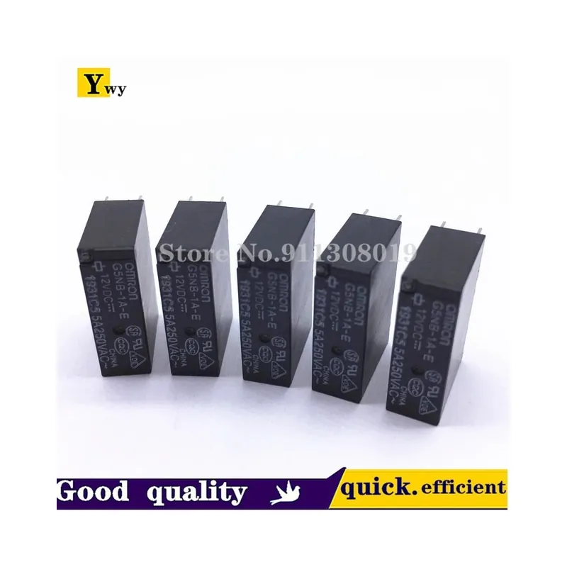 G5NB-1A-E-12VDC-5db G5NB-1A-E- 5VDC 12VDC 24VDC 5A Omron relé Hongfa HF46F sorozat helyett Legjobb ár