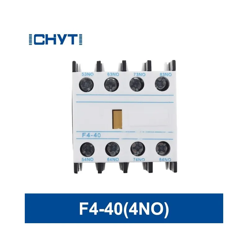 F4-40 4NO-CHYT F4 sorozat 1db segédérintkező 690V 10A 1NO és 1NC 2NO és 2NC CJX2 sorozatú AC kontaktorhoz Expressz szállítás