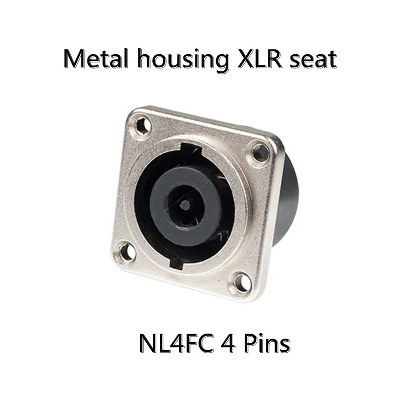 Bestseller Audio XLR aljzat-NL4FC 4 PIN dugó Professzionális audio dugó XLR audio dugós dugós aljzat csatlakozó