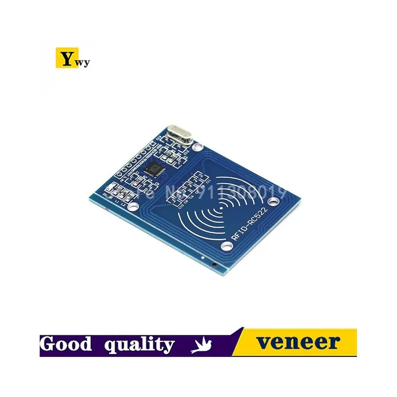 Furnér-1db MFRC-522 RC522 mfrc 522 RFID RF IC kártya induktív modul ingyenes S50 Fudan kártya kulcstartóval MFRC522 Arduinohoz Legjobb ár