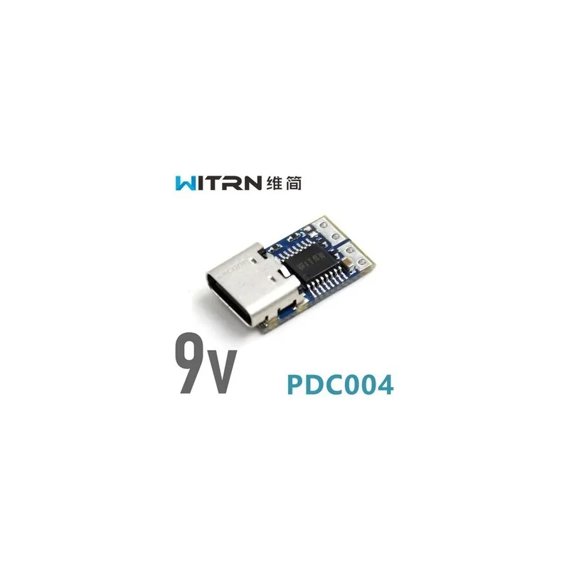 Arany színű-PDC004 PD2-3 to DC hamis gyorstöltést kiváltó polling detektor laptop tápegység a Type-C váltásához Vedd meg most