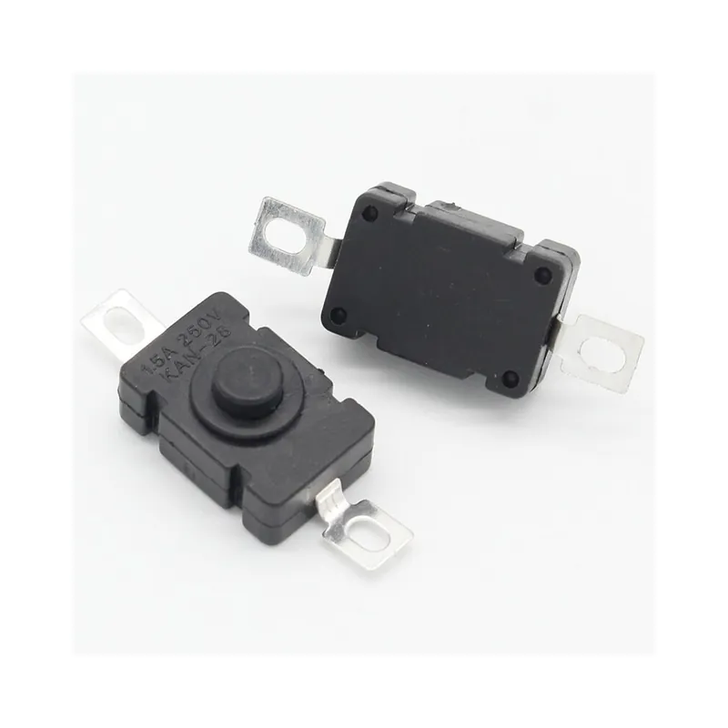 10db KAN-28 1.5A250V zseblámpa kapcsolók Önzárós SMD típusú 18 x 12mm Nyomógomb Kapcsolók 1812-28A Népszerű