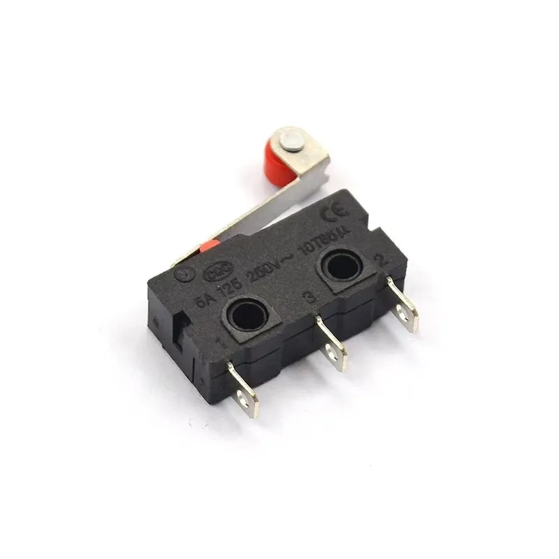 10db Mini mikro végálláskapcsoló Görgőkar SPDT bepattanó Vásárlói kedvenc