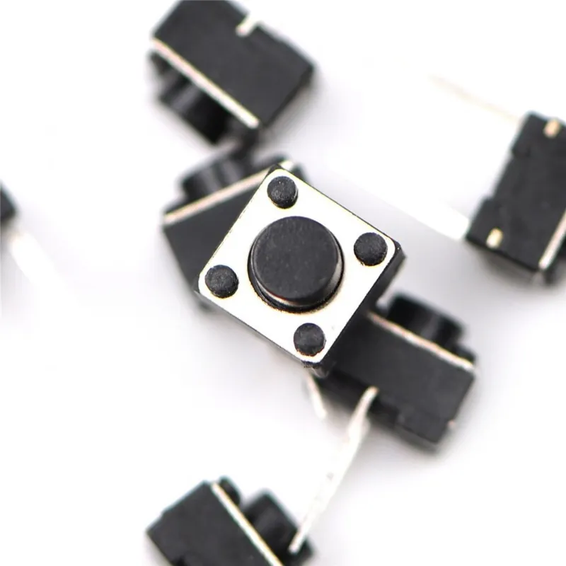 Árcsökkenés 20db Nyomógomb Kapcsolók 2 Tűs 6x6x5mm Nyomógombos Kapcsoló DIY alkatrészekhez