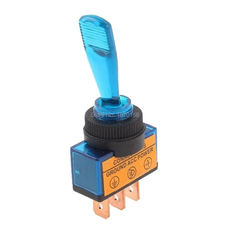 DC 12V Kék LED Teherautó lámpák 2 Pozíciós On-Off / Be-Ki kapcsolós Váltókapcsoló Teherautók Autók Bestseller
