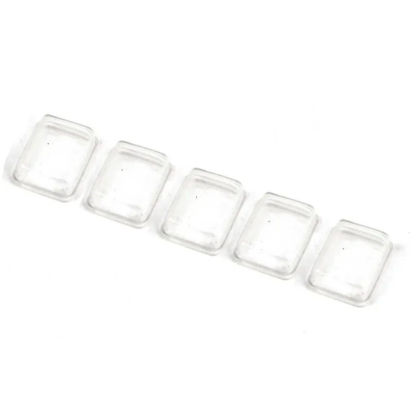 Árengedmény 5db 21x15mm Billenős Billenő-csónak alakú kapcsoló Fehér Áttetsző szilikon vízálló Védőborítás Téglalap alakú kupak