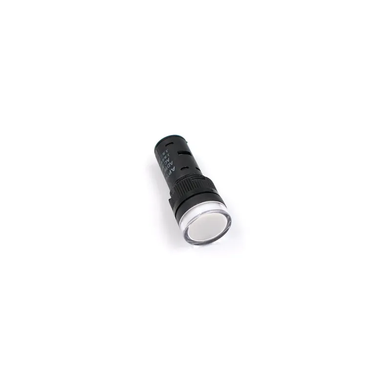 12mm-12V-Fehér-Jelző lámpa LED Elektromos jelzőkészülék 12 volt led jelzőkészülék világítás effektekhez Ne maradj le