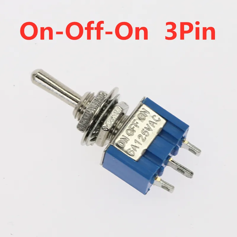 5db-MTS-103 ON-OFF-(ON)-Mini 3-6 Tűs 6mm Ön-Újraindító Váltókapcsoló ON-(ON)DPDT Mini Váltókapcsoló 6A/125V 3A/250V MTS Vedd meg online