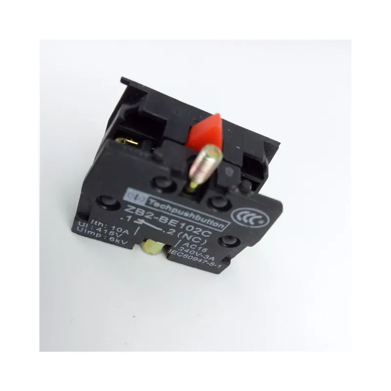 6V-NC-22mm Azonnali XB2-BW3361 1NO 24V/AC220V/AC380V Kerek Nyomógomb kapcsoló LED-del/Neon világítás Alacsony ár