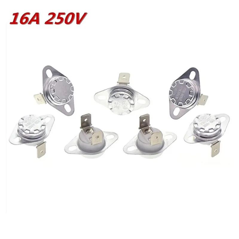 Normál Zárt-120 Celsius fok-1db 16A 250V KSD302 40~180 Celsius fokos Termosztát Hőmérséklet Vezérlő kapcsoló NO/NC Azonnali szállítás