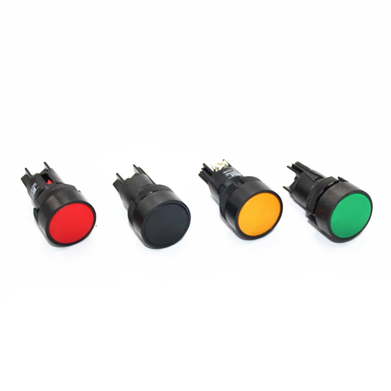 1NO1NC-Sárga-22mm Self-reset/Ön-Újraindító gomb kapcsoló XB2 műanyag tápegység gomb kapcsoló Legjobb ár