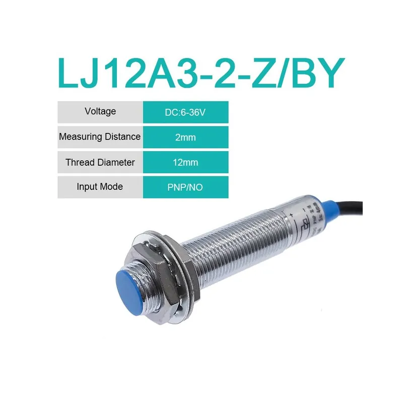 LJ12A3-2-Z-BY-LJ12A3-4-Z/BX/BY Induktív közelítéskapcsoló érzékelős NO NC 4mm Távolság érzékelő 1,2m vezeték Korlátozott ajánlat