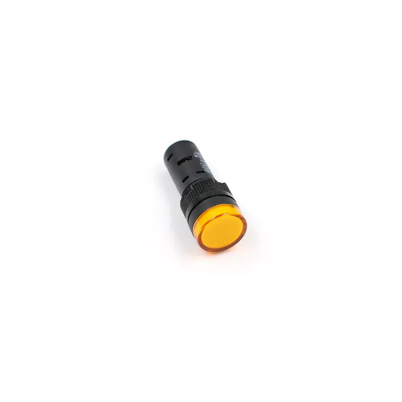 Rendeld meg most 8mm-6V-Sárga-Jelző lámpa LED Elektromos jelzőkészülék 12 volt led jelzőkészülék világítás effektekhez