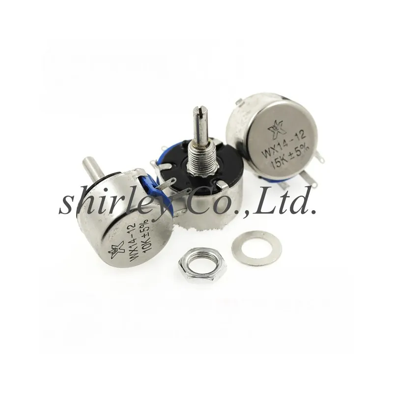 Expressz szállítás 470R-100% Új WX14-12 3W Tengely 4mm átmérőjű potenciométer kapcsoló 1K 1,5K 2,2K 3,3K 6,8K 10K 15K Ohm 100R 330R 470R 560R 680R