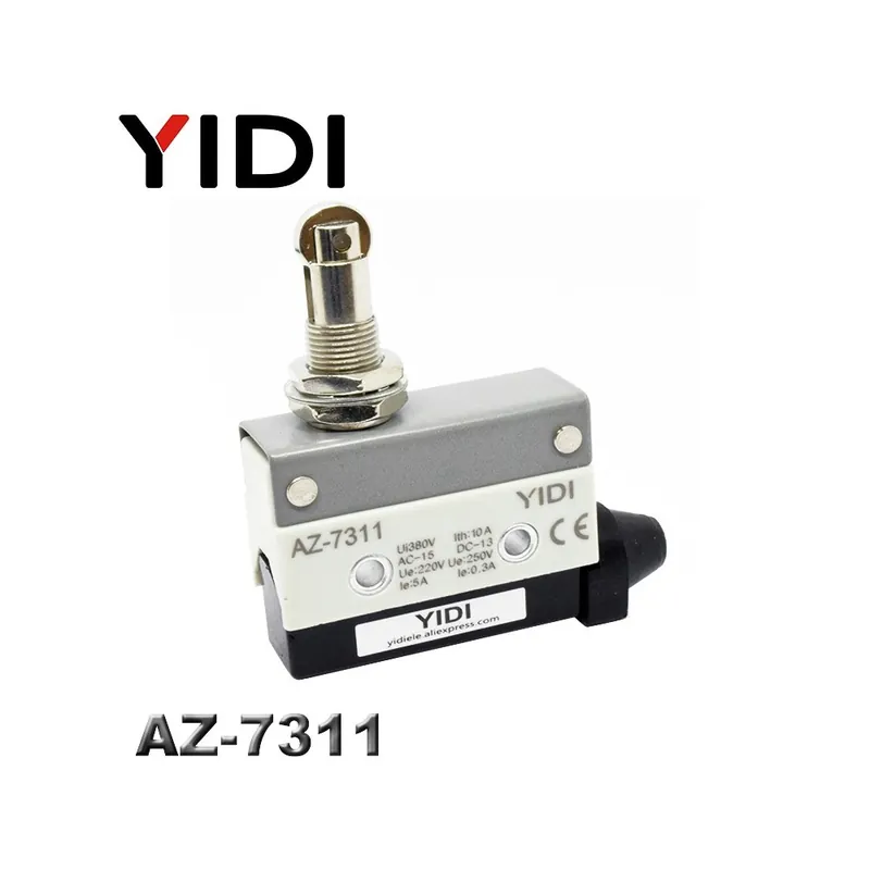 Legkelendőbb AZ-7311-10A 250VAC Vízálló Mikrokapcsoló Menet Végálláskapcsoló egyenes 90 fokos Görgős fogantyú