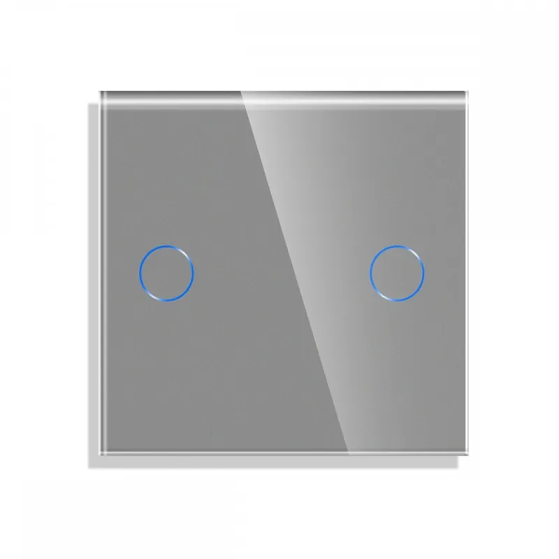 47x47mm-Szürke 2 soros-Bingeolec EU szabvány 86mm Gyöngy Kristályüveg Szimpla Üveg Panel Csak Üveg Panel Ajánlat