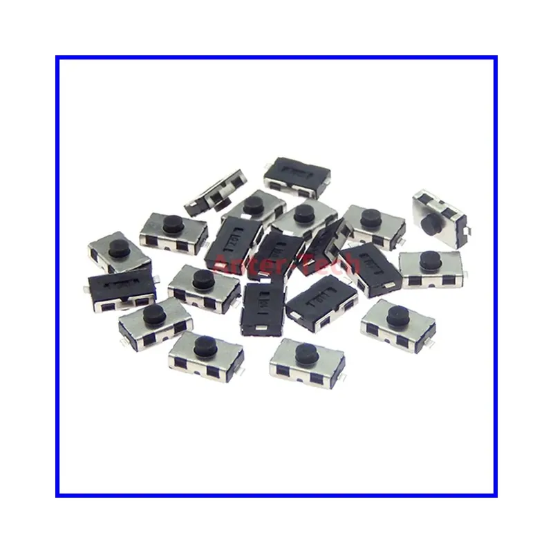 Expressz szállítás 10db 3*6*2,5 NO Mikrokapcsoló Normál nyitott 3*6 SMD érintős Szilikagél Gomb Billentyű megszakító 4*6 NC Puha Gomb SMD 3x6x2,5