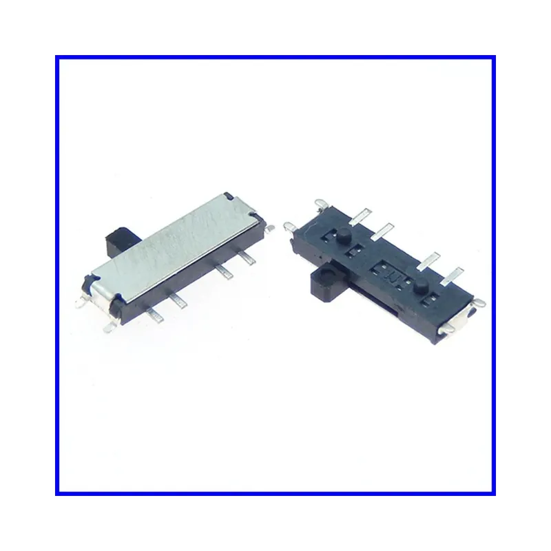 10db MSK-13C01 Miniatűr Tolókapcsoló 8 tűs 1P3T SP3T ON-ON-ON Derékszög SMT / SMD PCB 1,50mm magas Alacsony ár