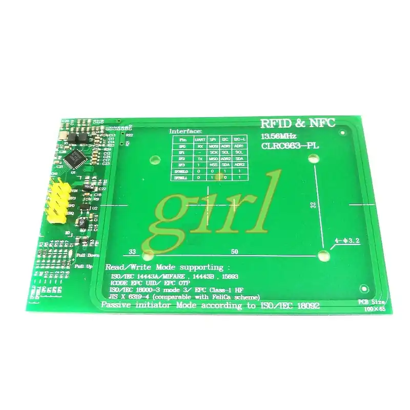 CLRC663 Modul RFID/NFC író és olvasó Modul Fejlesztési tábla Távolsági, Expressz szállítás