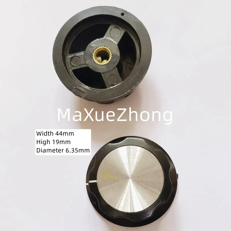 Rendeld meg most Eredeti Új 100% A05 Gomb kupak Szélessége 44mm Magas 19mm átmérő: 6,35mm import termék Potenciométer gomb