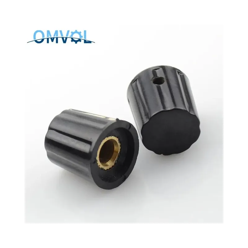 6mm Szerelési furat bakelit Potenciométer Erősítő Gomb kupak 18*18*6mm Forgatható gomb Rendeld meg most