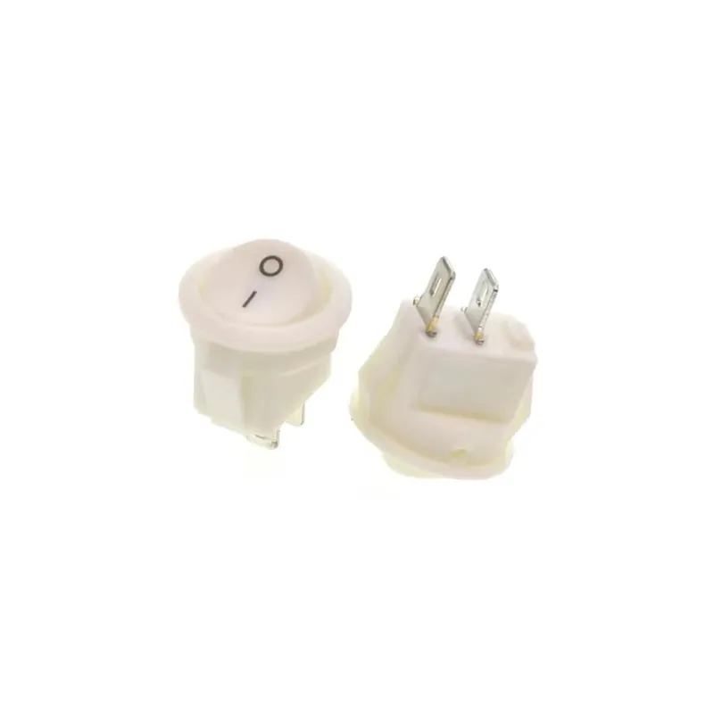 Olcsó B-1db 16,5mm Átmérő Piros Világítás kapcsoló SPST Billenőkapcsoló 3/2 tűs 6A/250V 10A/125V AC Hálózati kapcsoló KCD1