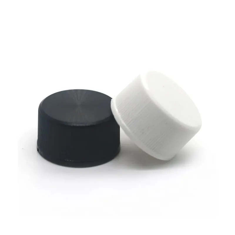 Fehér D-tengely-5db 20x11mm Műanyag Potenciométer Forgatható gomb 6mm-es Recézett tengelyhez /D-tengelyhez Prémium