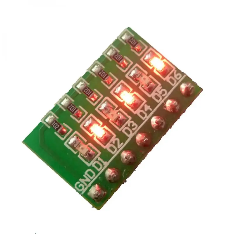 Árengedmény 1x 6 bit Piros-6 bites mini Led tábla Arduino-hoz Uno Mega2560 Nano Kenyérlemez Készlet