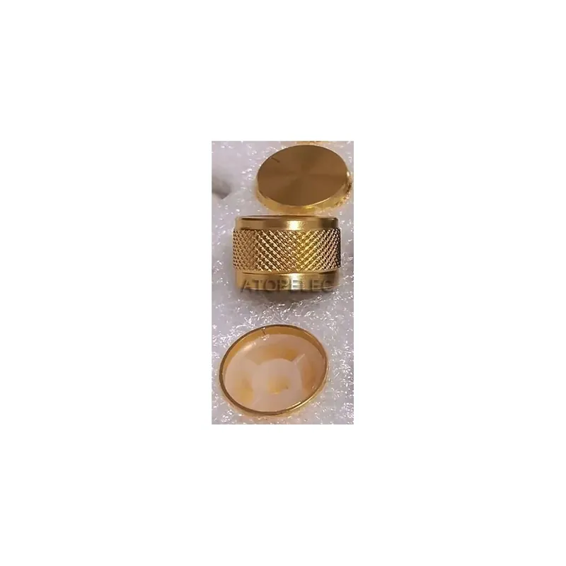 Arany színű-20mm*13mm Alumínium DAC CD Erősítő Potenciométer Hangerő gomb 6mm Recézett Jó minőségű Utolsó esély
