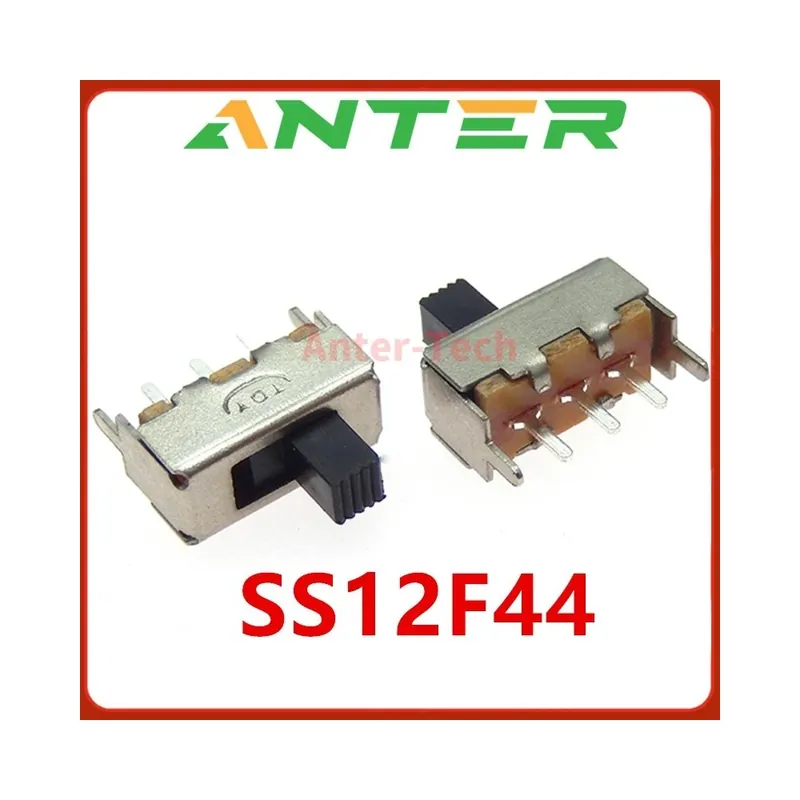 Akciós ár 5MM-10db SS12F44 3tűs Kapcsoló SS-12F44G4 Egy soros Függőleges Váltókapcsoló fogantyú Hossza 4MM